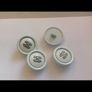 Set of Chanel buttons